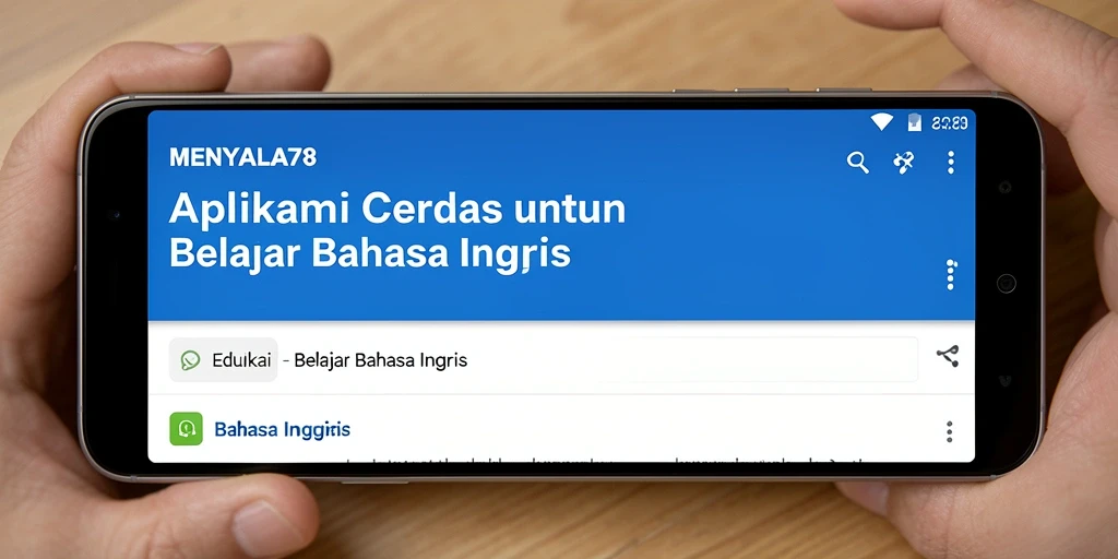 Antarmuka aplikasi MENYALA78 yang interaktif dan mudah digunakan.