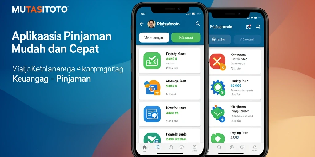 Tampilan antarmuka MUTASITOTO untuk pengajuan pinjaman yang mudah.